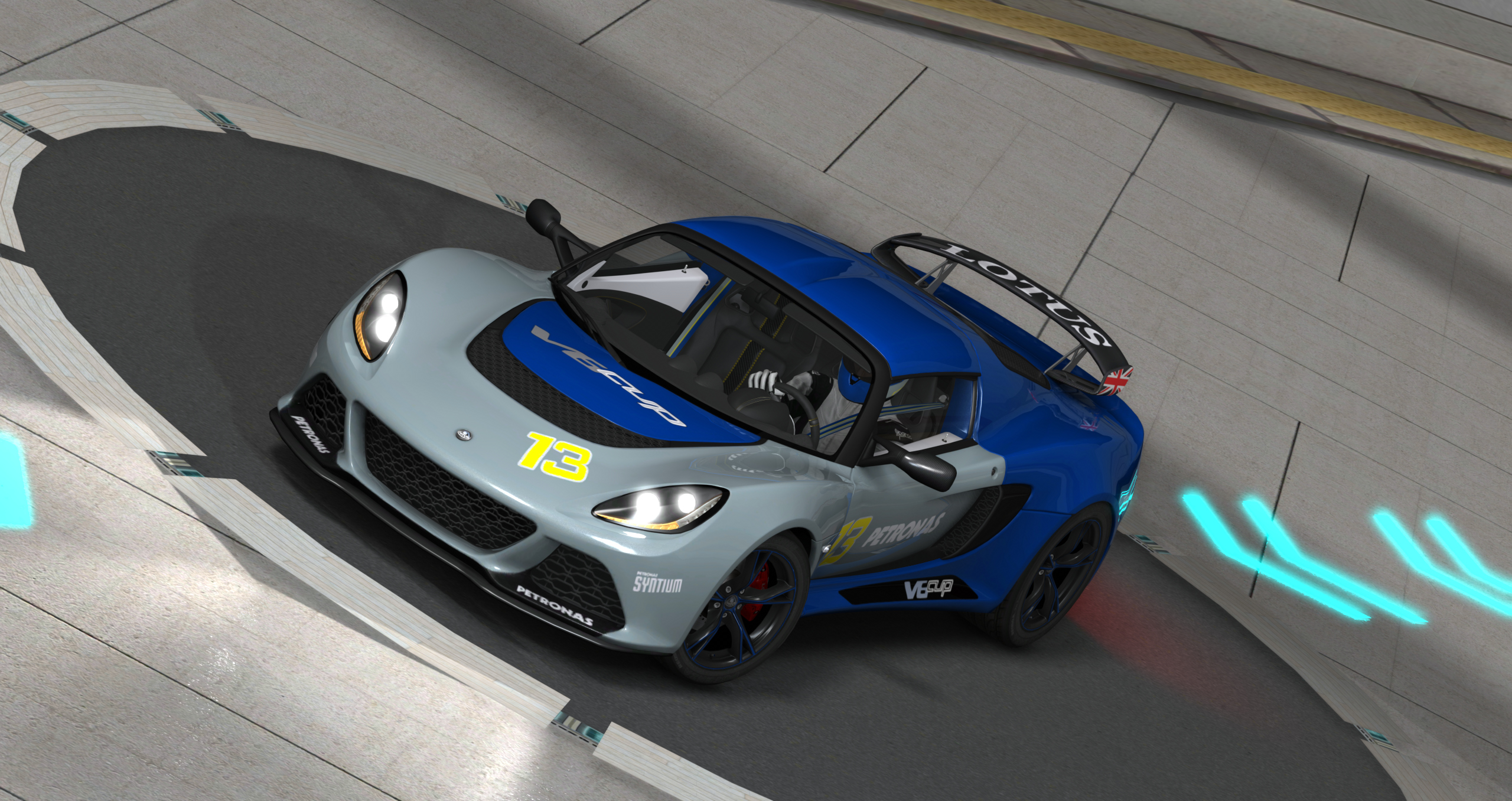 Lotus Exige V6 CUP, skin BiART_13_Blu-Grey_Cup