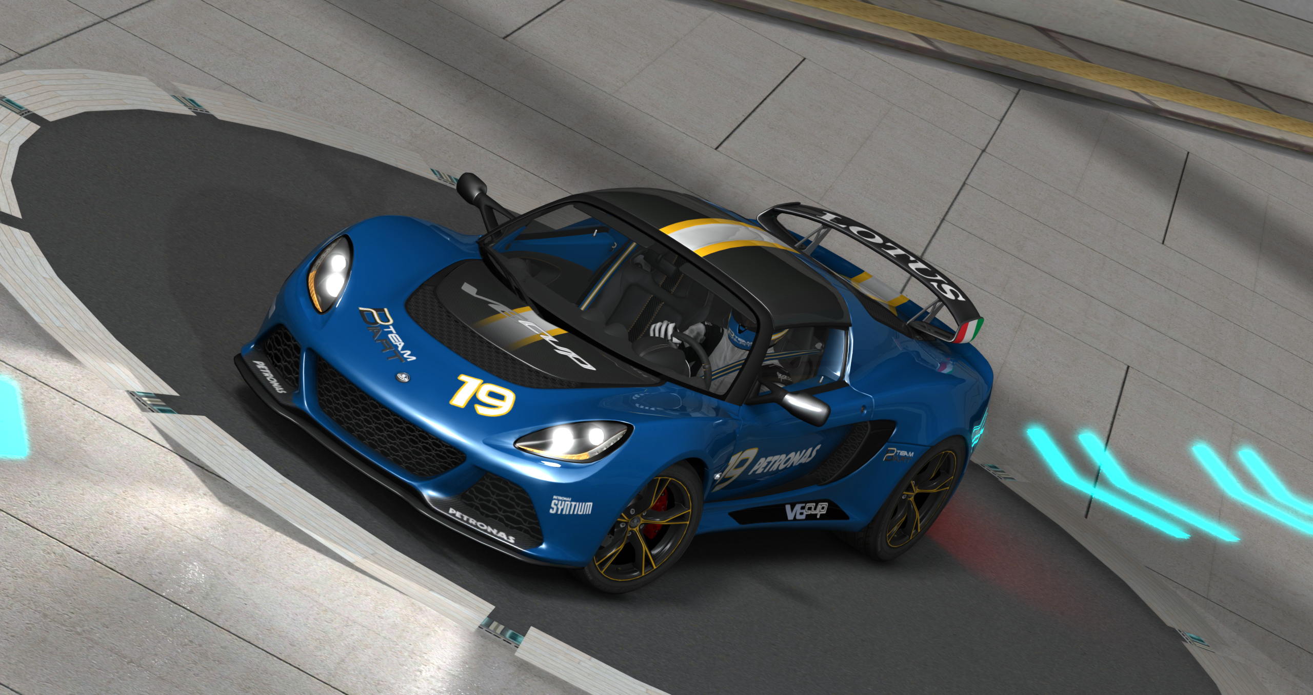 Lotus Exige V6 CUP, skin BiART_19_TeamBiart_Cup