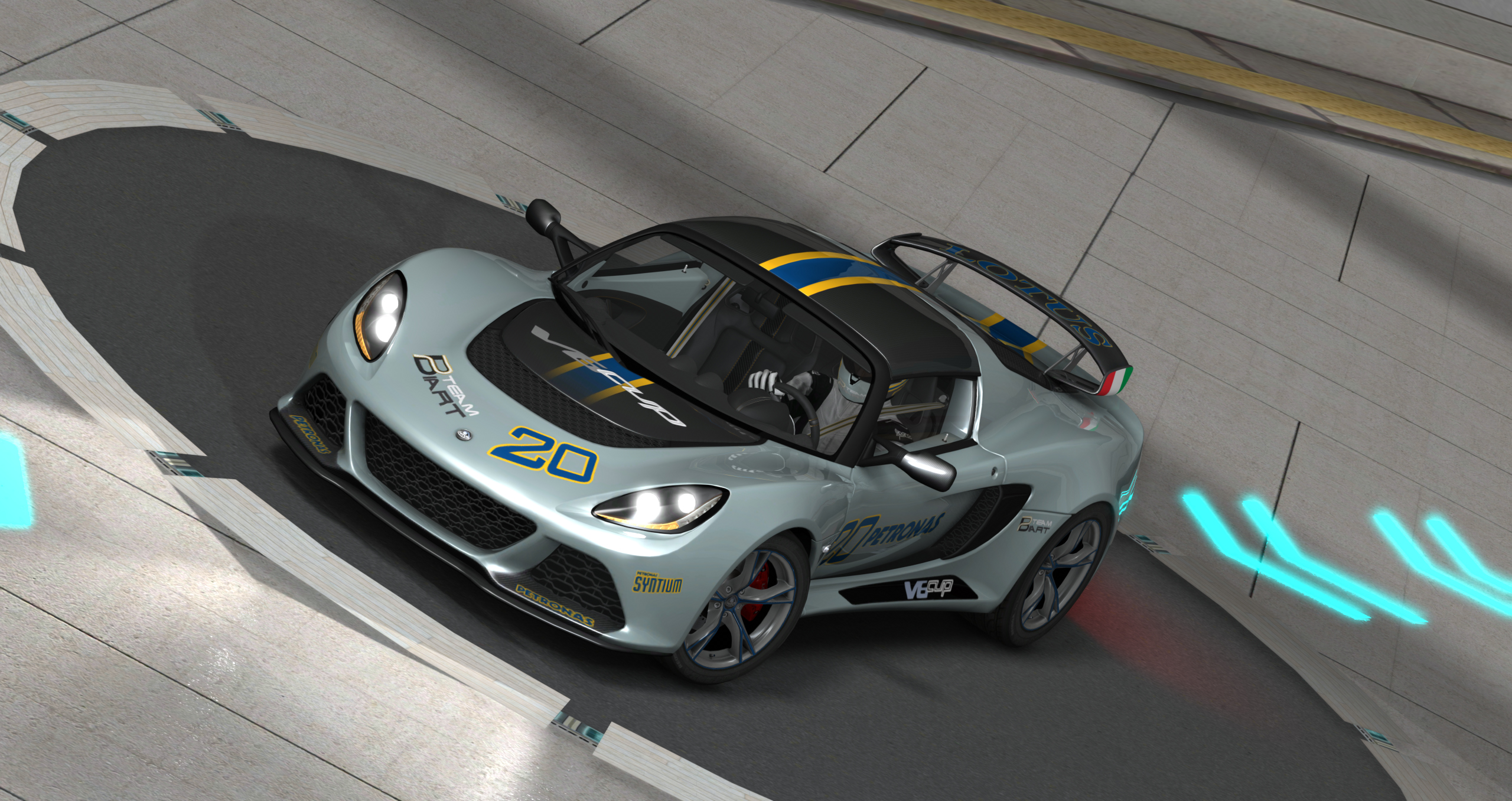 Lotus Exige V6 CUP, skin BiART_20_TeamBiart_Cup