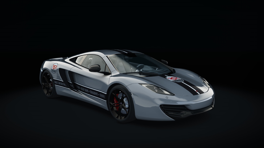 McLaren MP4-12C, skin silver_rsr