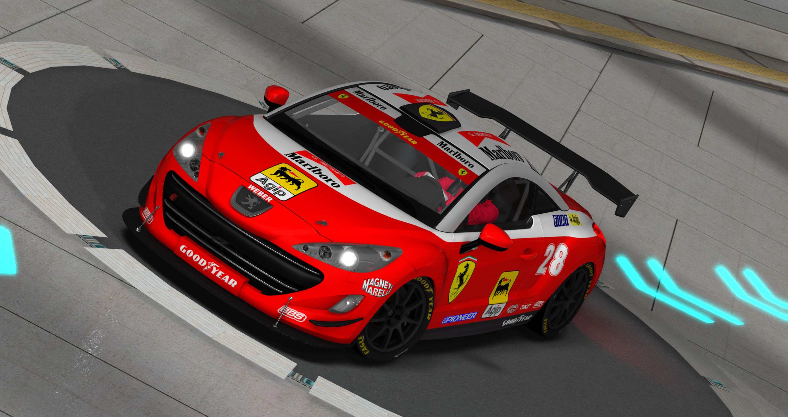 Peugeot RCZ Racing Cup, skin Ferrari