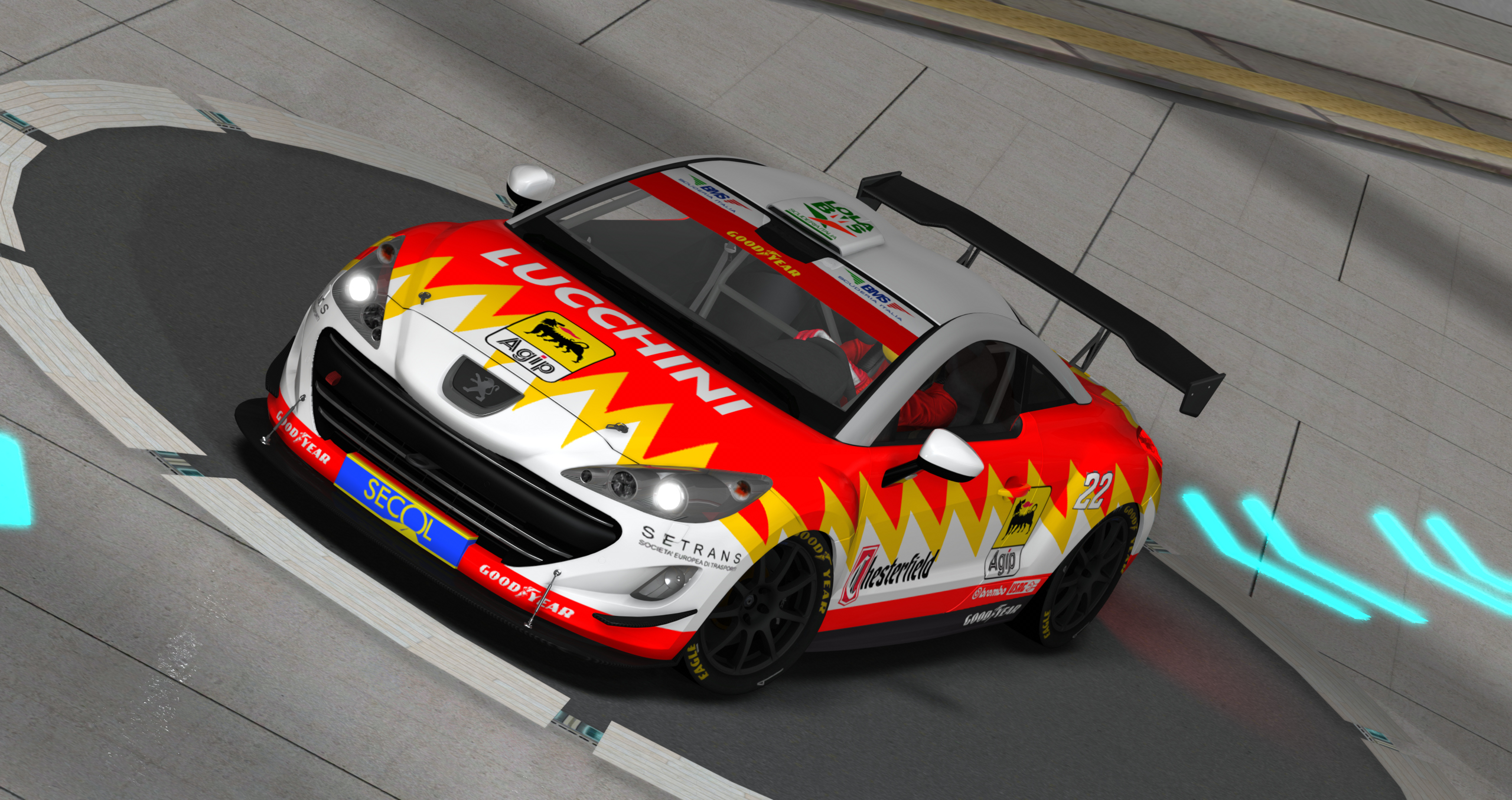 Peugeot RCZ Racing Cup, skin LolaBms