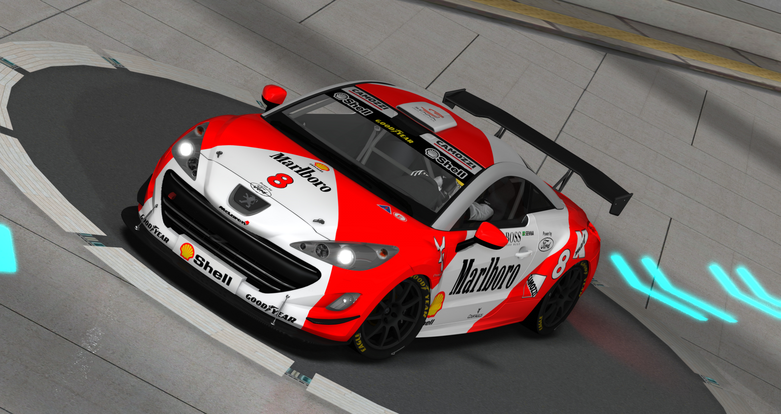 Peugeot RCZ Racing Cup, skin Mclaren