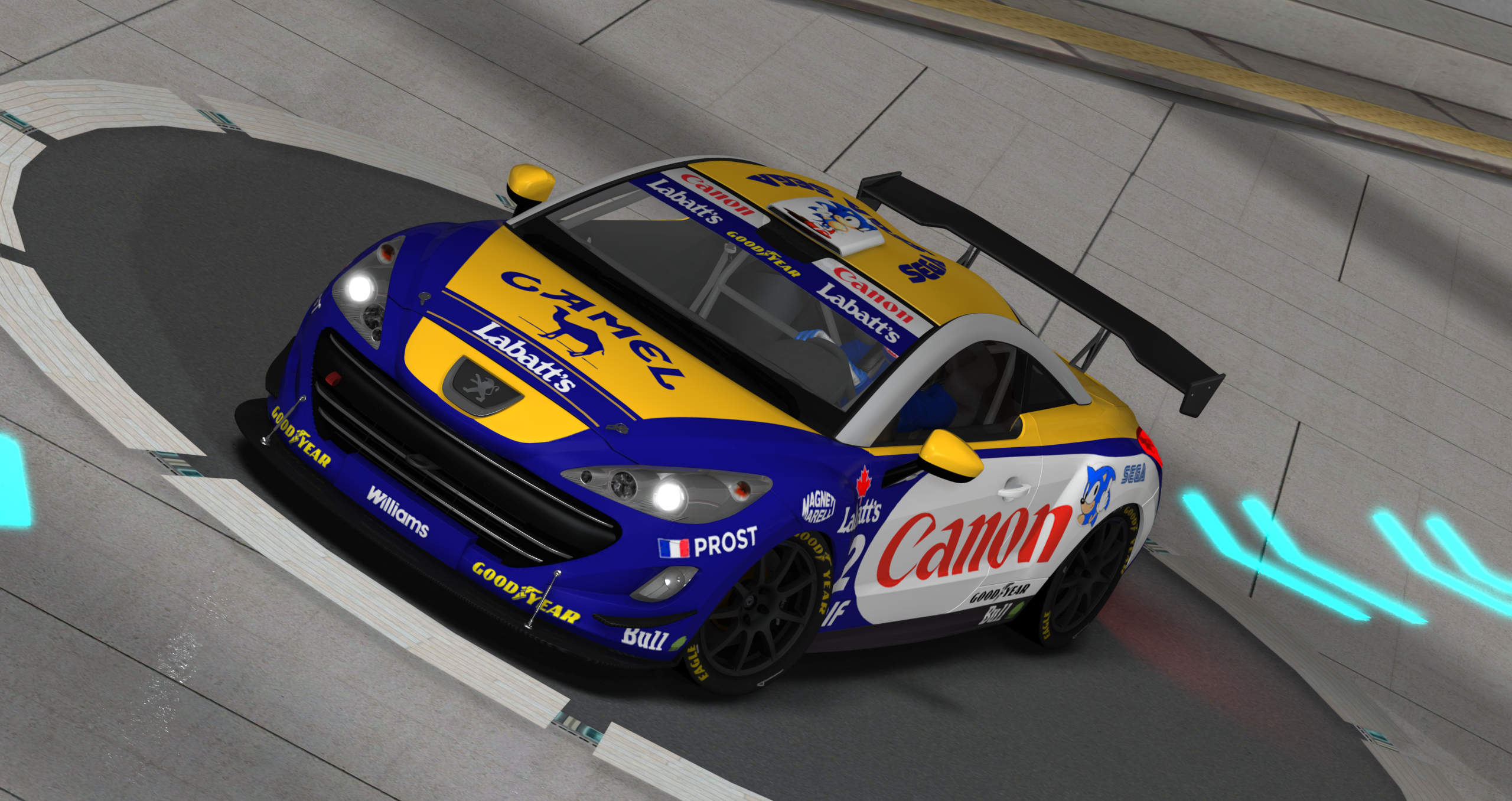 Peugeot RCZ Racing Cup, skin Williams