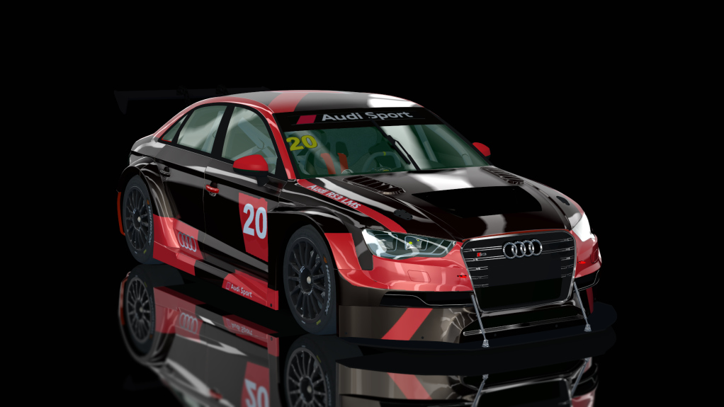 Audi RS3 TCR, skin team_audi_20