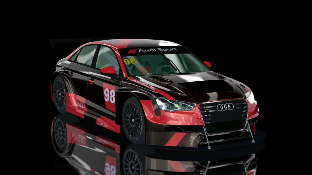 Audi RS3 TCR, skin team_audi_98