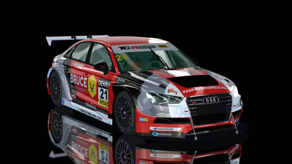 Audi RS3 TCR, skin team_bruce_21