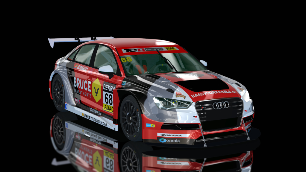 Audi RS3 TCR, skin team_bruce_68