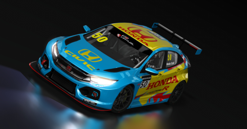 Honda Civic Type R TCR Fk7, skin 50_tcr_honda_SkyBlu