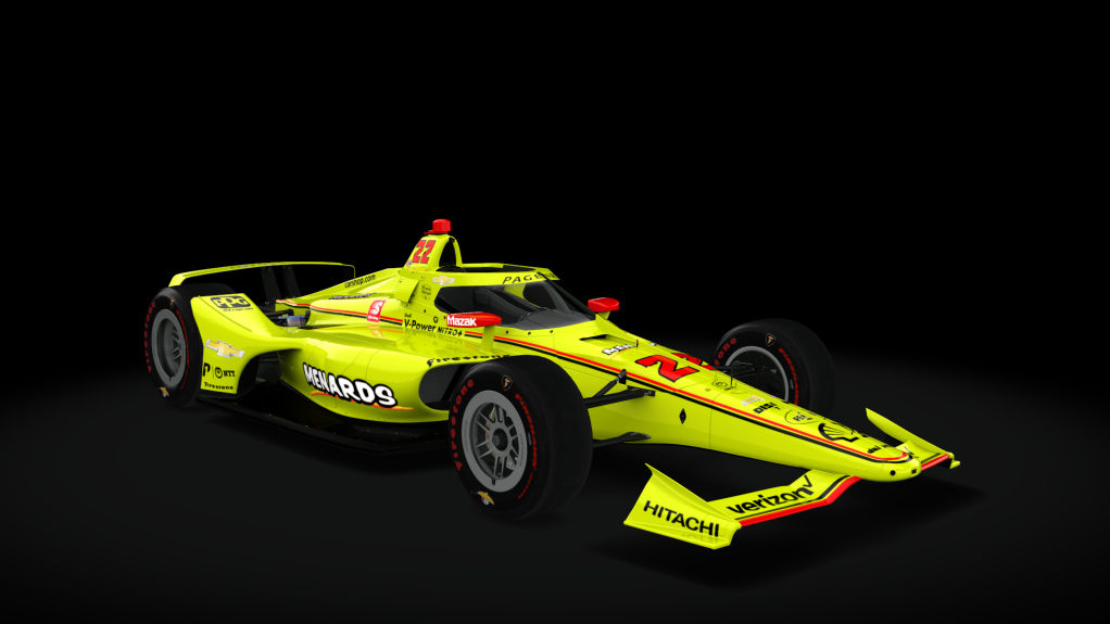 2021 Dallara DW12 (Oval Kit), skin 22_Pagenaud