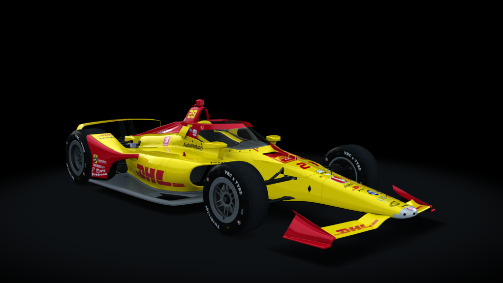 2021 Dallara DW12 (Oval Kit), skin 28_Andretti