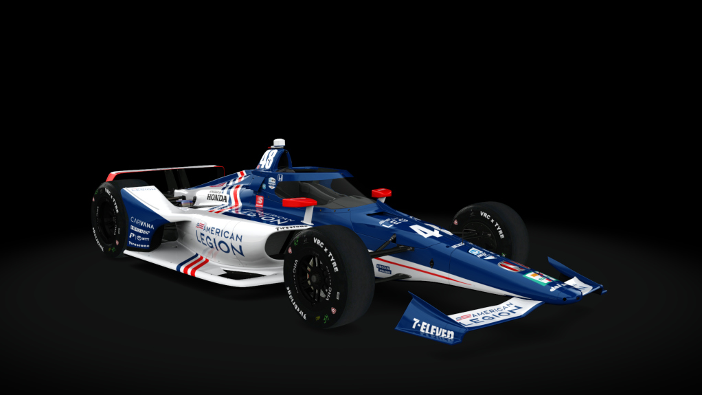 2021 Dallara DW12 (Oval Kit), skin 48_TonyKanaan