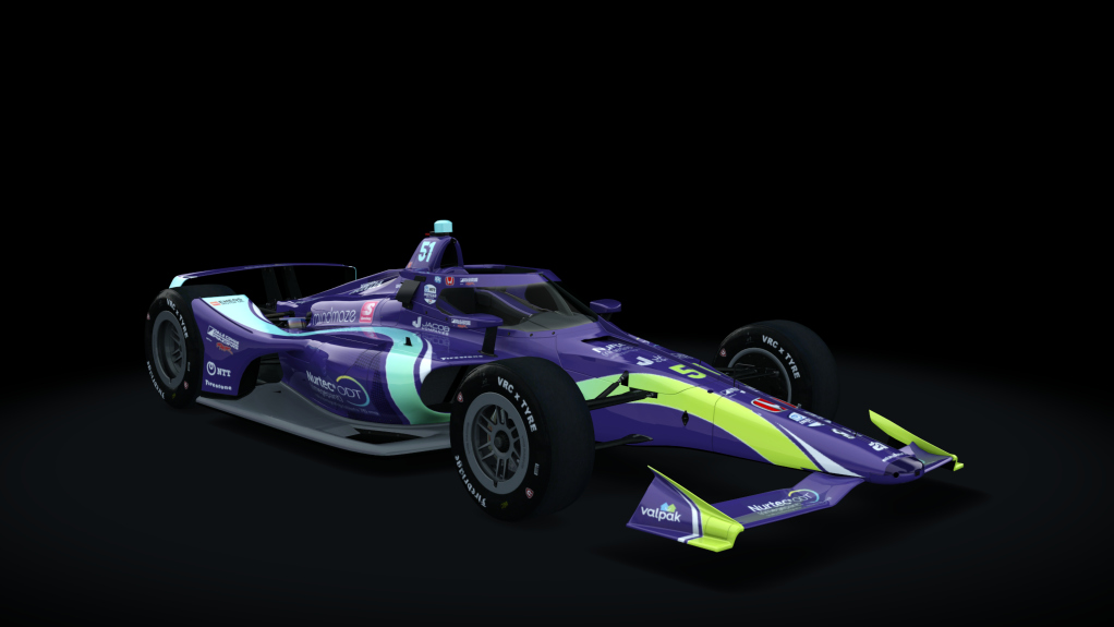 2021 Dallara DW12 (Oval Kit), skin 51_Grosjean