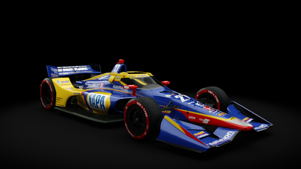 2021 Dallara DW12 (Road Kit), skin 27_Alexander_Rossi_Napa