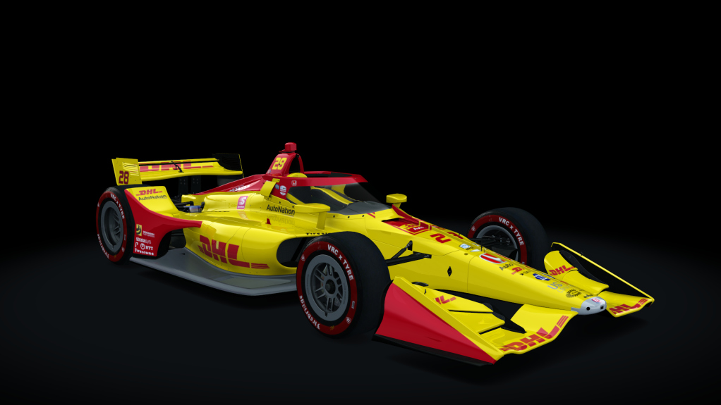 2021 Dallara DW12 (Road Kit), skin 28_Andretti