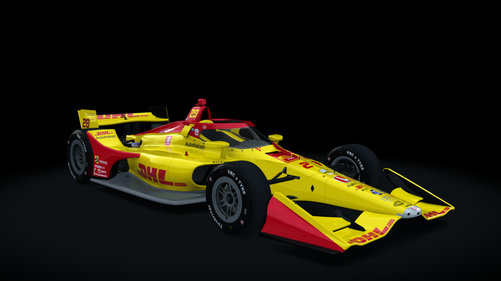 2021 Dallara DW12 (Short Oval Kit), skin 28_Andretti