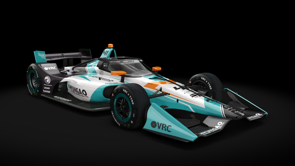 2021 Dallara DW12 (Short Oval Kit), skin 41_Hyungao