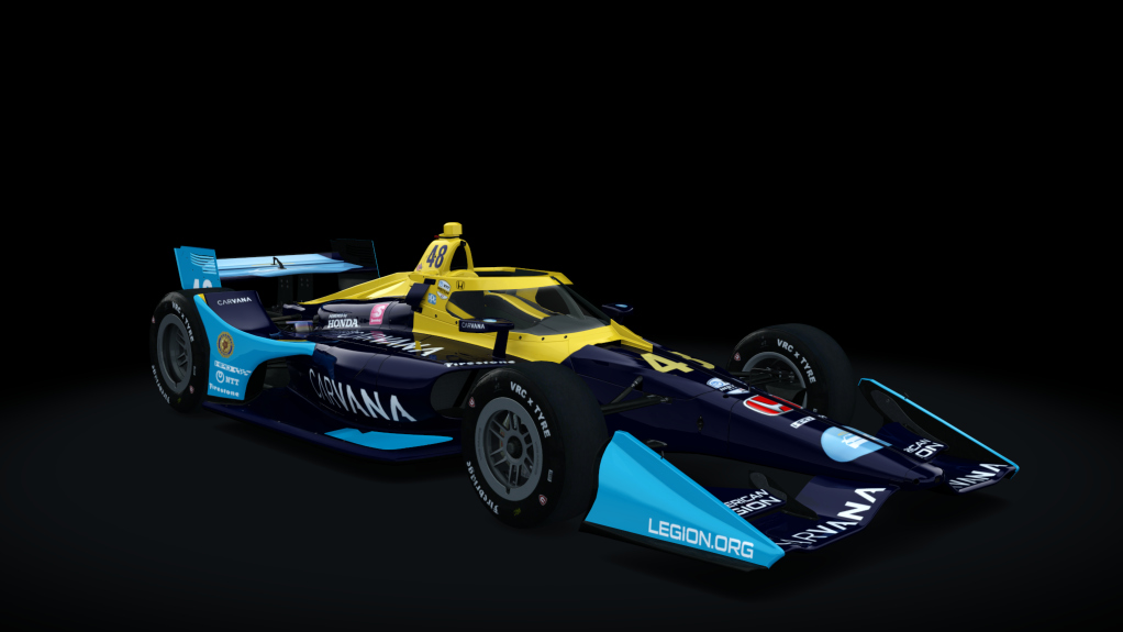 2021 Dallara DW12 (Short Oval Kit), skin 48_Johnson