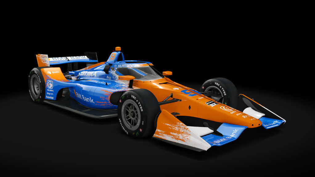 2021 Dallara DW12 (Short Oval Kit), skin 9_Gojira_Gassi