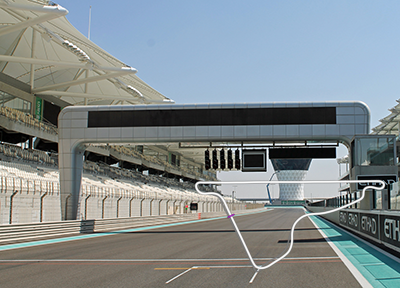 Yas Marina, layout north