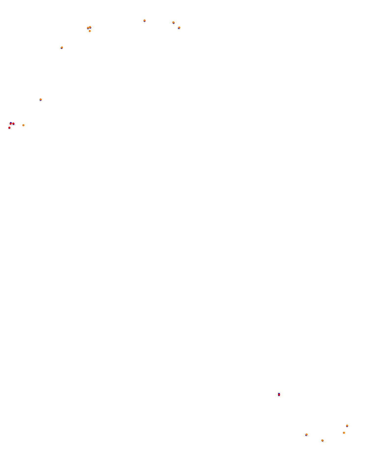 Albert Park Circuit collisions